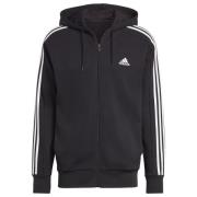 adidas Hettegenser Essentials French Terry 3-Stripes - Sort/Hvit