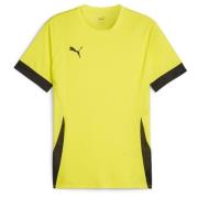 PUMA Trenings T-Skjorte teamGOAL - Gul/Sort