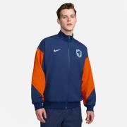 Nederland Treningsjakke Dri-FIT Strike Anthem - Navy/Oransje/Hvit