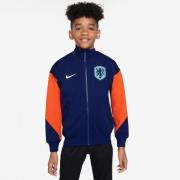 Nederland Treningsjakke Dri-FIT Academy Pro Anthem - Navy/Oransje/Hvit...