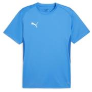 PUMA Trenings T-Skjorte teamGOAL - Electric Blue Lemonade/Hvit