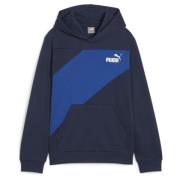 PUMA POWER Colorblock Hoodie TR B Club Navy