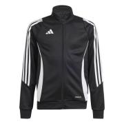 adidas Treningsgenser Tiro 24 Full Zip - Sort/Hvit Barn