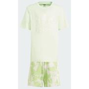 Adidas Original Summer Allover Print Short Tee Set