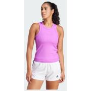 Adidas All Gym Seasonal Rib Tight Fit Tonal 3-Stripes Tank Top