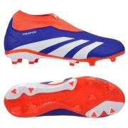 adidas Predator League Laceless FG Advancement - Lucid Blue/Hvit/Rød B...