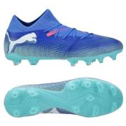 PUMA Future 7 Match FG/AG Formula - Blå/Hvit/Electric Peppermint Dame