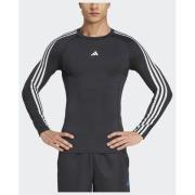 Adidas TECHFIT Compression Training 3-Stripes Long Sleeve Tee