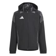 adidas Treningsjakke Tiro 24 All Weather - Sort/Grå Barn