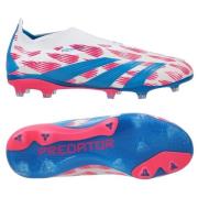 adidas Predator Elite Laceless FG Reemergence - Hvit/Blå/Rosa Barn