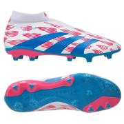 adidas Predator League Laceless FG Reemergence - Hvit/Blå/Rosa