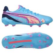 PUMA King Ultimate FG/AG Volume Up - Blå/Poison Pink/Blazing Blue