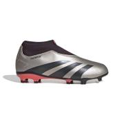 adidas Predator League Laceless FG Vivid Horizon - Sølv/Aurora Black/T...