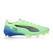 PUMA Ultra 5 Ultimate FG Lights Out - Fizzy Apple/Hvit/Blå Dame