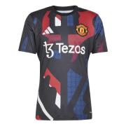 Manchester United Trenings T-Skjorte Pre Match - Svart/Mufc Rød/Off Wh...