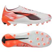 PUMA Ultra 5 Ultimate AG Unlimited - Hvit/Sort/Glowing Red Dame