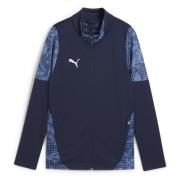 PUMA Treningsjakke teamCUP - PUMA Navy/Puma Sølv/Blå Barn
