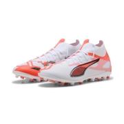 PUMA Ultra 5 Match + MG Unlimited - Hvit/Sort/Glowing Red