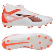 PUMA Ultra 5 Match + Laceless FG/AG Unlimited - Hvit/Sort/Glowing Red ...