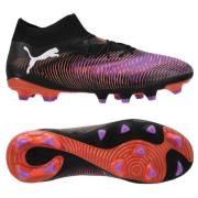 PUMA Future 8 Pro FG/AG Unlimited - Sort/Hvit/Glowing Red Dame