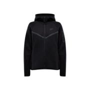 Nike Hettegenser Tech Fleece FZ Windrunner - Svart Kvinner