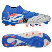 PUMA Future 8 Match FG/AG Forever - PUMA White/Ultra Blue/Grå/PUMA Sva...
