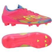 adidas F50 League FG/AG Mystic Victory - Lucid Pink/Lucid Sitron/Blå f...