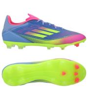 adidas F50 League FG/AG Celestial Victory - Blå fusjon/Lucid Sitron/Lu...