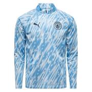 Manchester City Treningsskjorte Pre Match 1/4 glidelås - Sølvhimmel