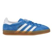 adidas Originals Sneaker Gazelle - Blå fugl/Fottøy Hvit/Brun Barn