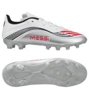 adidas F50 Messi League MG Prestig10 - Fottøy Hvit/Lucid Red/Sølv Meta...