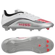 adidas F50 Messi League FG/AG Prestig10 - Fottøy Hvit/Lucid Red/Sølv M...