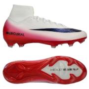 Nike Air Zoom Mercurial Superfly 10 Elite FG Fear Nothing - Hvit/Rød/M...