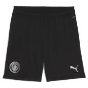 Manchester City Treningsshorts - PUMA Svart/Puma Sølv