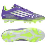 adidas F50 Club FxG Radiant Blaze - Lilla/Fottøy Hvit/Lucid Sitron Bar...