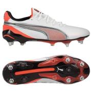 PUMA King Ultimate SG Untamed - PUMA White/Puma Sølv/Glødende rød/PUMA...