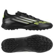 adidas F50 League TF Electric Stealth - Svart/Metall/Lucid Sitron Barn