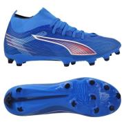 PUMA Ultra 6 Match + FG/AG Untamed - Ultra Blue/PUMA White/Glødende rø...