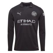 Manchester City Bortedrakt 2025/26 Barn Langermet