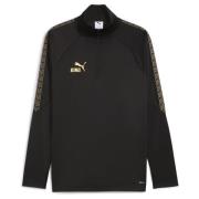 PUMA Treningsskjorte KINGtouch 1/4 glidelås - PUMA Svart/PUMA Gold