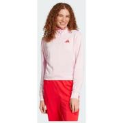 Adidas Essentials Color Pop French Terry Crop Quarter-Zip Track Jacket