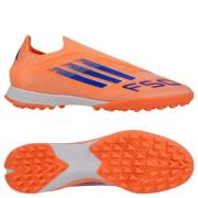 adidas F50 Pro Laceless TF  Blaze - Oransje/Lucid Blue/Fottøy Hvit