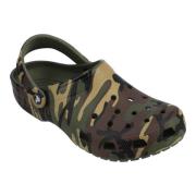 Crocs Classic Camouflage Clog - Army Green/Multicolor