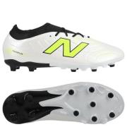 New Balance Tekela V5 Team Low Cut FG Lime Light - Hvit/Grønn Barn