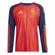 Adidas Spain 26 Home Authentic Long Sleeve Jersey