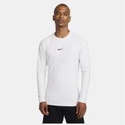 Nike Pro Warm Crew - Hvit/Svart Langermet
