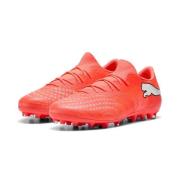 PUMA Future 9 Match Fusion Low Cut MG Unleashed - Glødende rød/PUMA Wh...