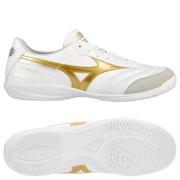 Mizuno Morelia Sala Elite IN Bright Gold - Hvit/Gull/Sølv