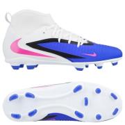 Nike Phantom 6 Club High Cut MG Attack - Blå/Rosa/Hvit