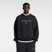 New Balance Genser Trackside Fleece - Svart